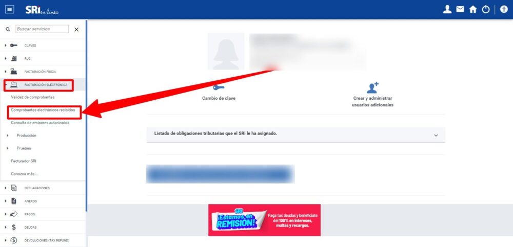 Como Descargar Factura Electrónica SRI 3 Como Descargar Factura Electrónica SRI